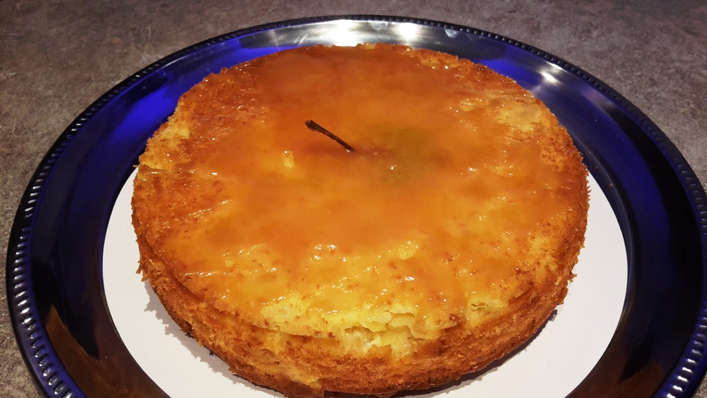 Gâteau aux pommes caramélisé