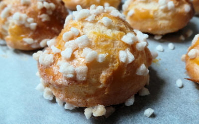 Chouquettes au sucre perlé