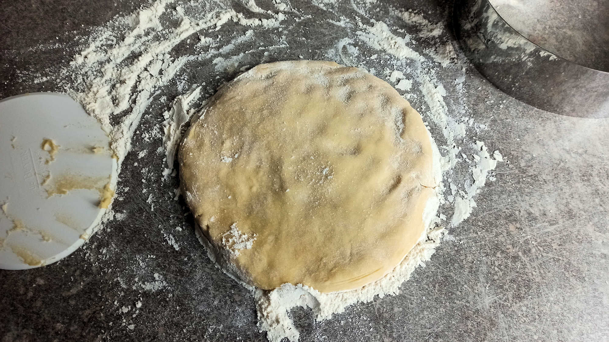 Faire un cercle avec la pâte