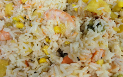 Salade de riz hawaïenne