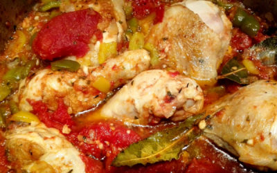 Recette de poulet basquaise facile
