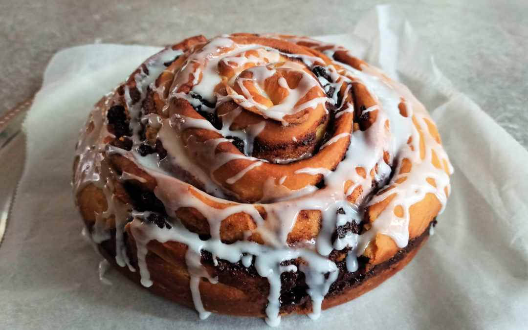 Cinnamon bun géant
