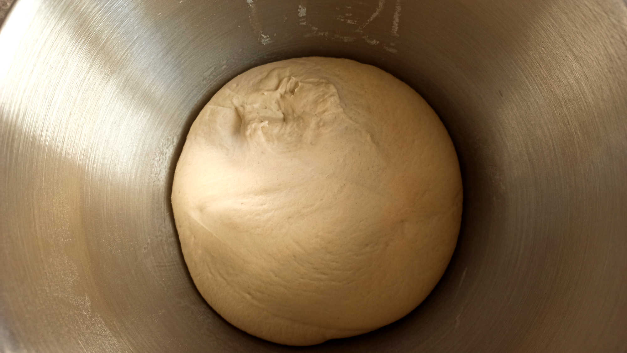 La pâte après 90 minutes de pousse