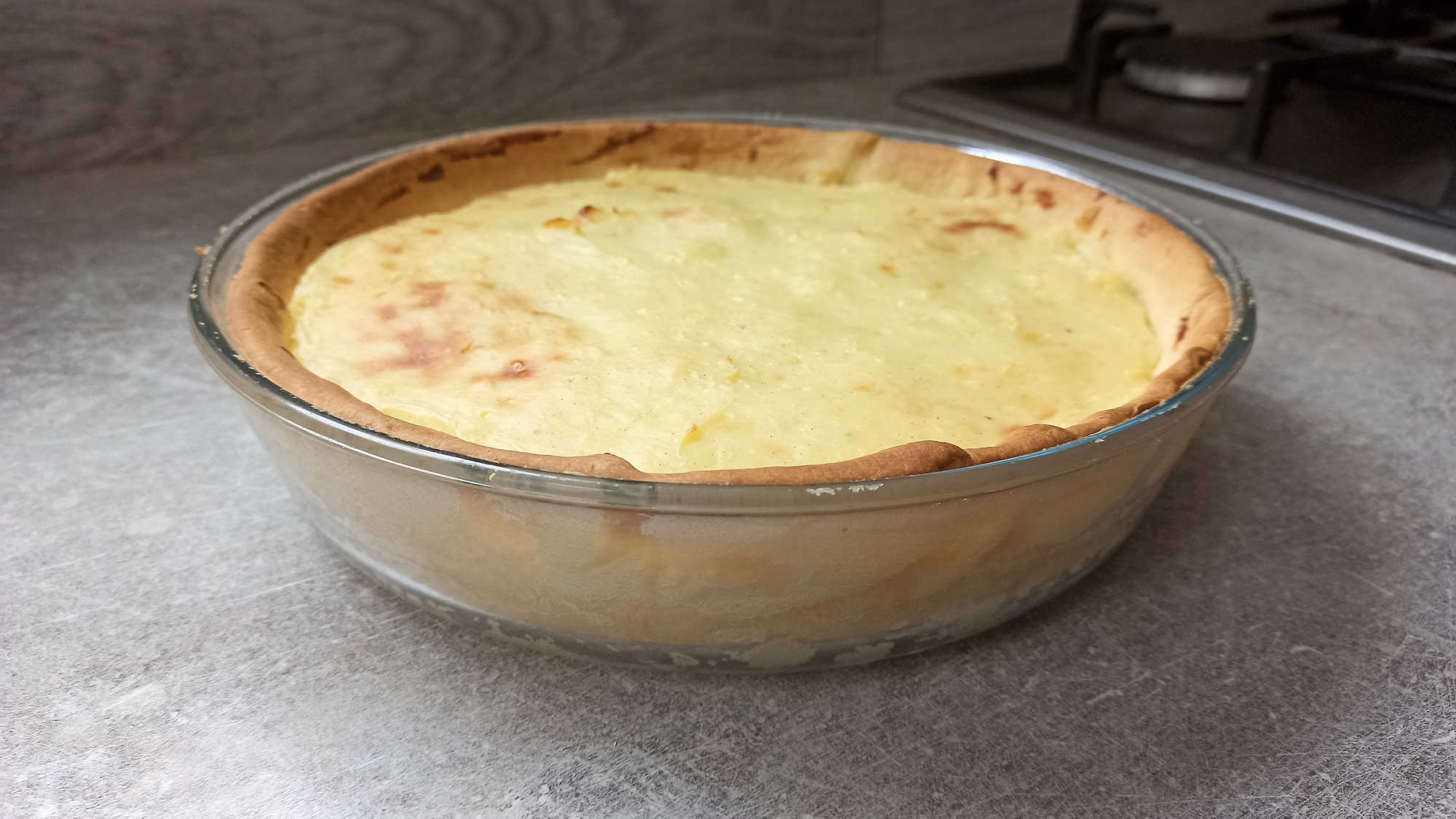 Laisser refroidir le flan pâtissier maison