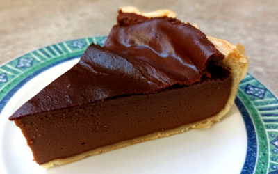 Flan au chocolat noir facile