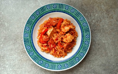 Jambalaya poulet et chorizo