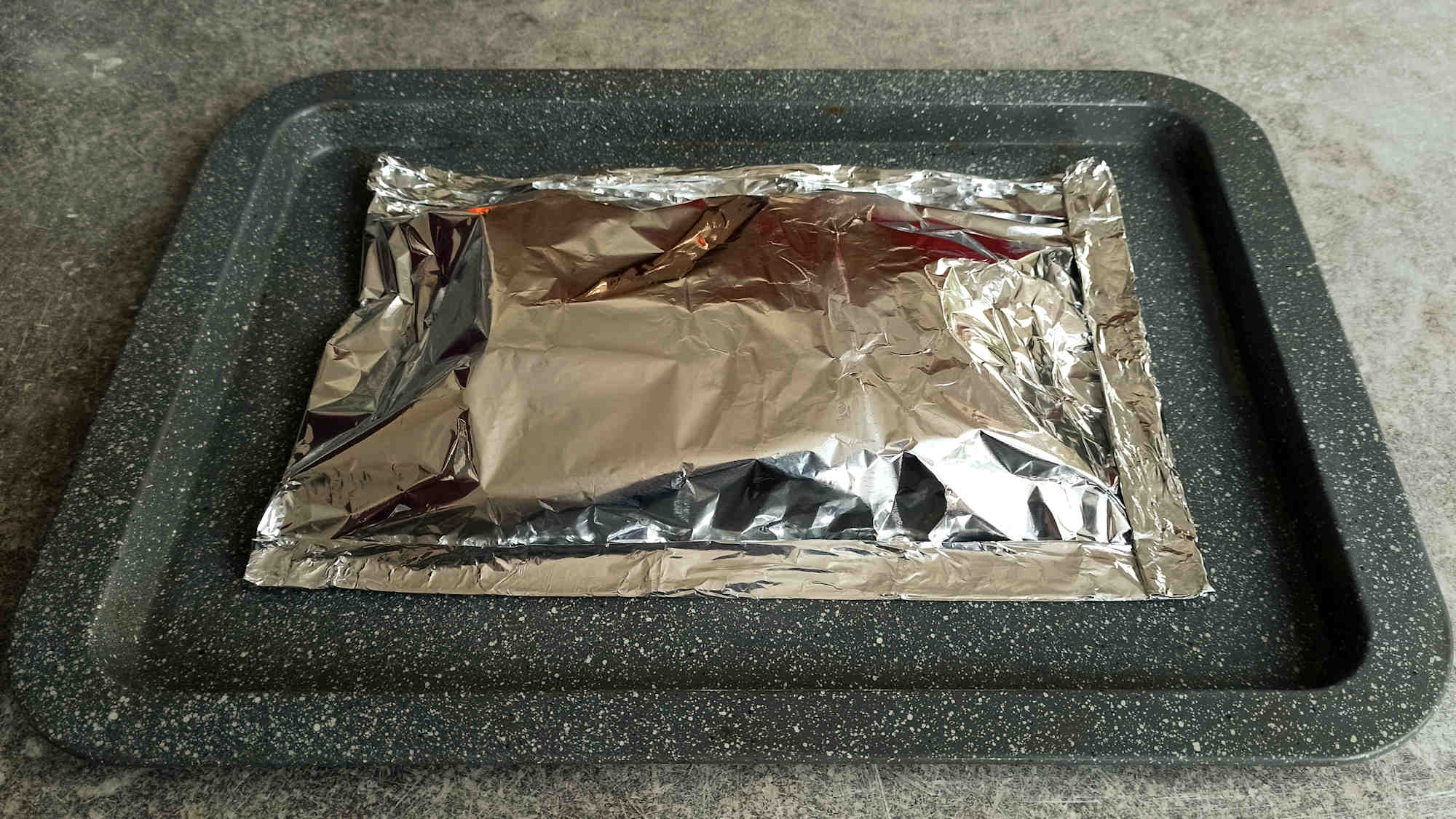La papillote est prête à mettre au four