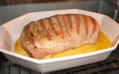 Rôti de porc en portefeuille