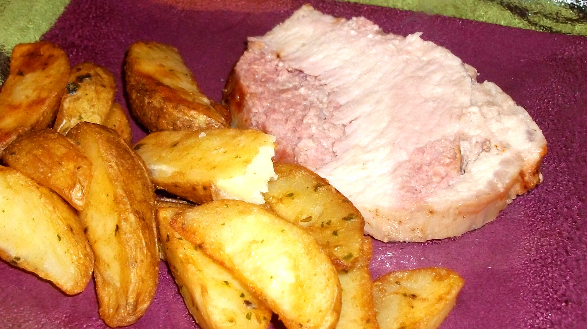 Rôti de porc portefeuille