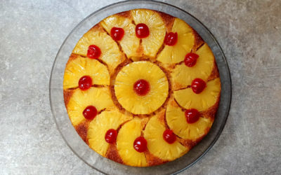 Gâteau ananas caramel