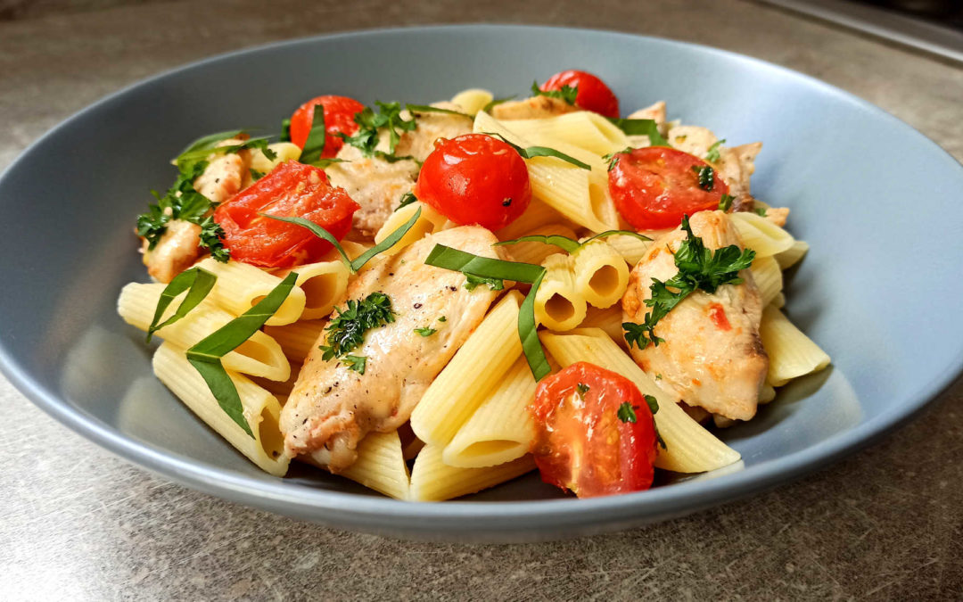 Penne au poulet à l'italienne