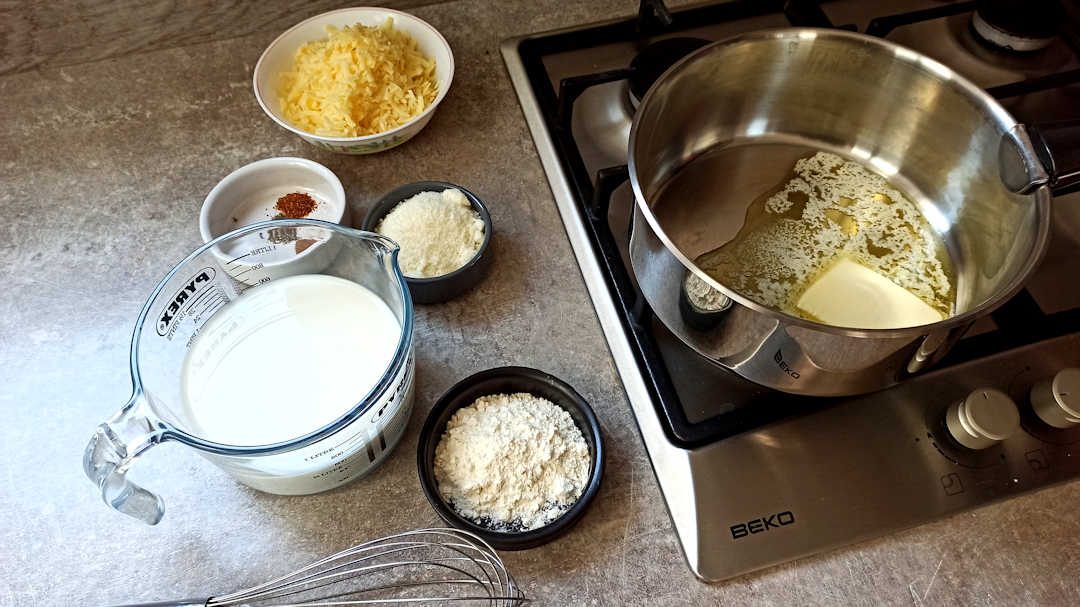 Préparation de la sauce