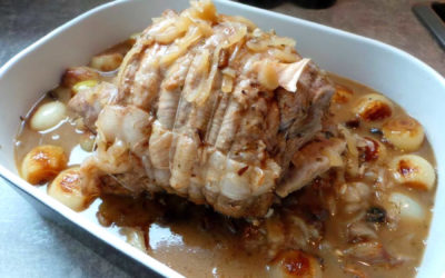 Rôti de veau à la bûcheronne