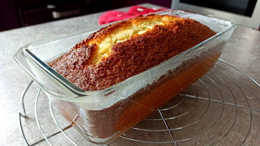 Une fois cuit, le cake aura une jolie couleur dorée
