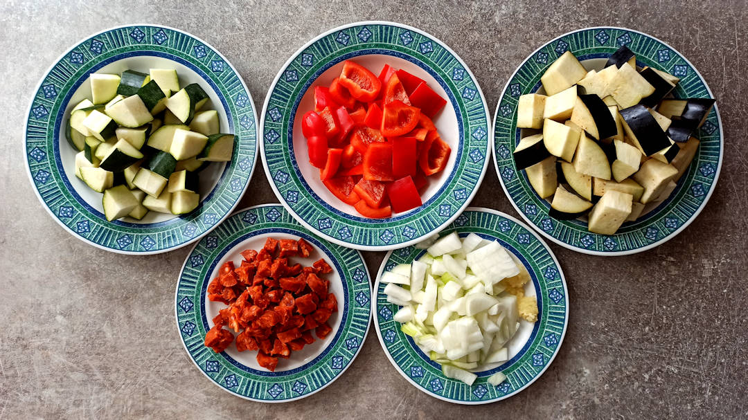 Préparation des légumes
