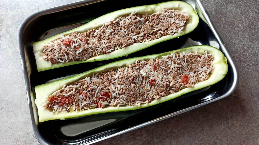 Farcir la courgette