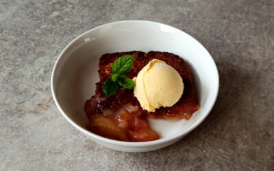 Peach cobbler : dessert aux pêches made in USA