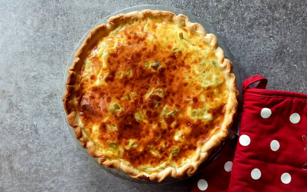 Tarte aux poireaux et pommes de terre