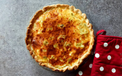 Tarte aux poireaux et pommes de terre