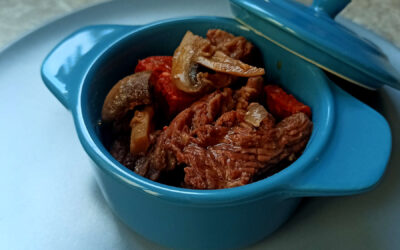 Ragout de bœuf au chorizo et au Porto