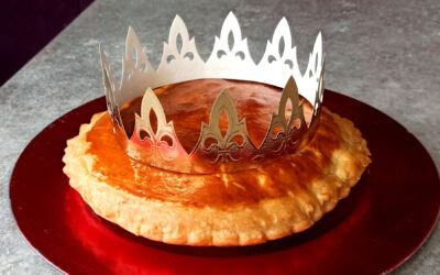 Galette des rois aux noix et aux pommes