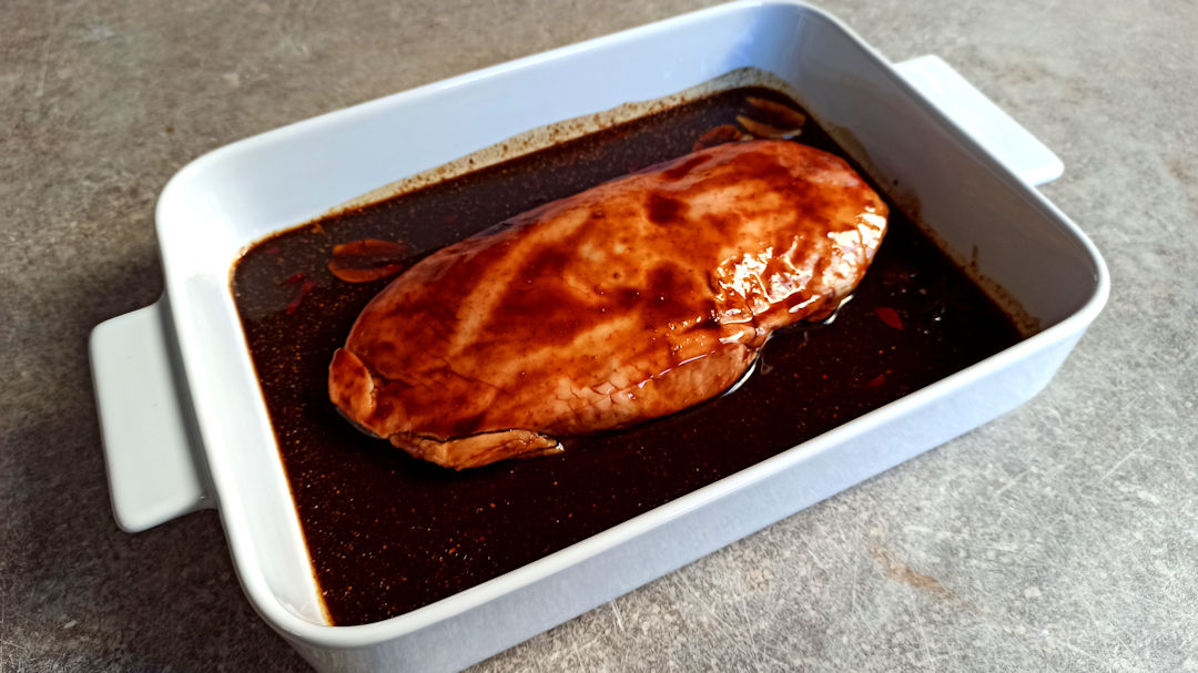 Mettre le magret dans un plat de cuisson