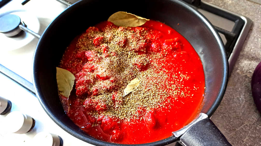 Préparation de la sauce