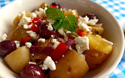 Salade de pommes de terre à la grecque