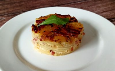 Triple cheese Dauphinoise, gratin dauphinois aux trois fromages