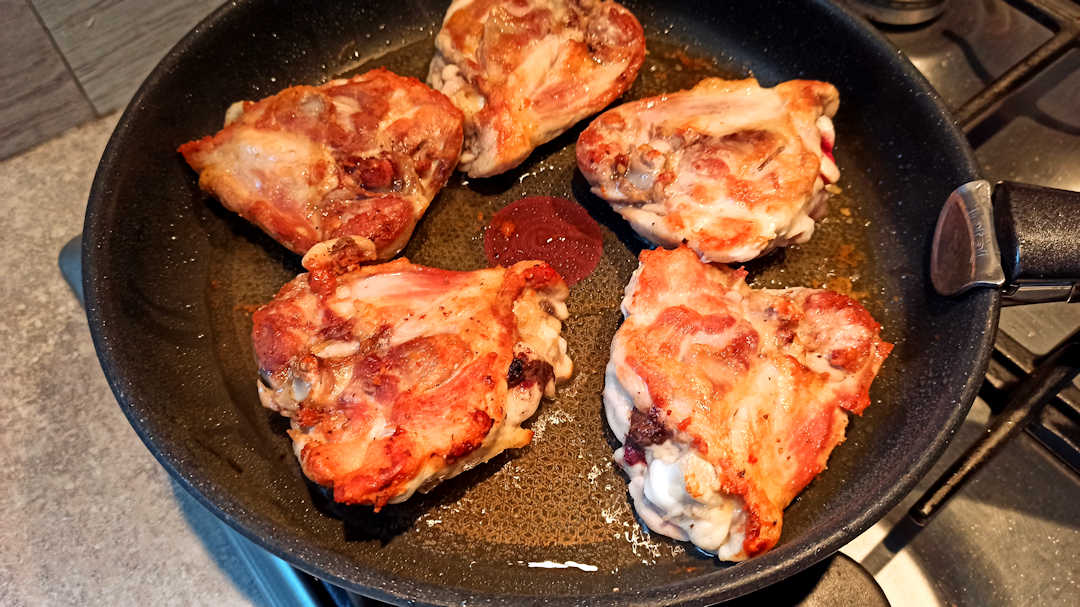 cuisson des hauts de cuisse