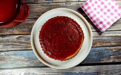 Tarte aux pralines roses de Laurent Mariotte