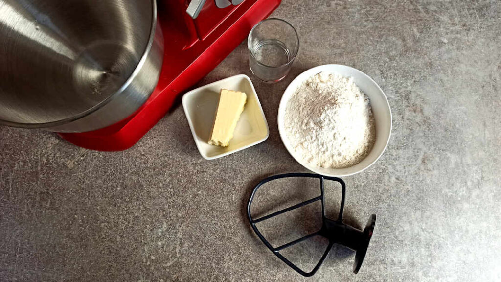 Les ingrédients de la pâte brisée