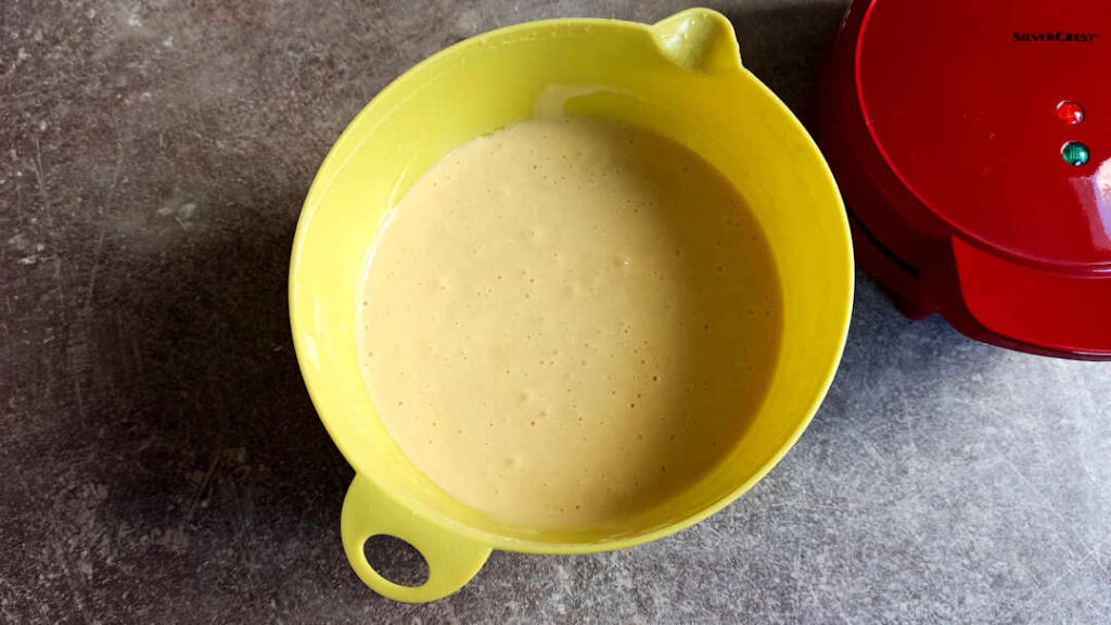La pâte est lisse