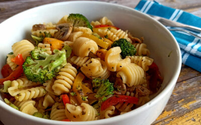 Pâtes veggie à l&rsquo;ail
