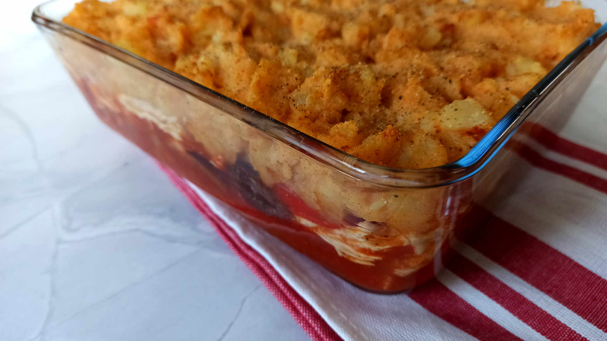 Parmentier aux restes de poulet rôti à l'espagnole - JonathanFrank