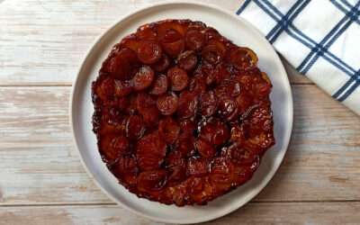 Tarte tatin aux échalotes