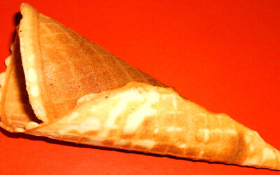 La gaufrette des cornets de glace maison