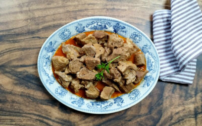 Sauté de veau au paprika en Cocotte-Minute