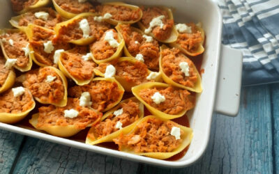 Conchiglioni farcis au thon et fromage frais