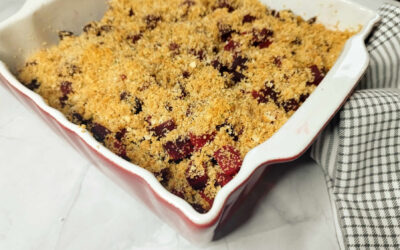 Crumble de betteraves rouges