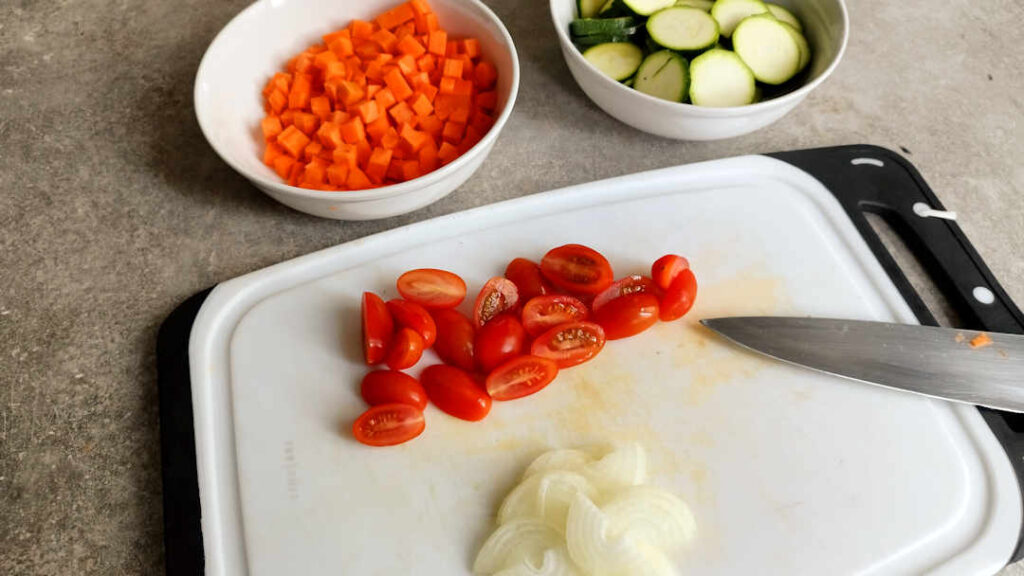 Carottes en brunoise