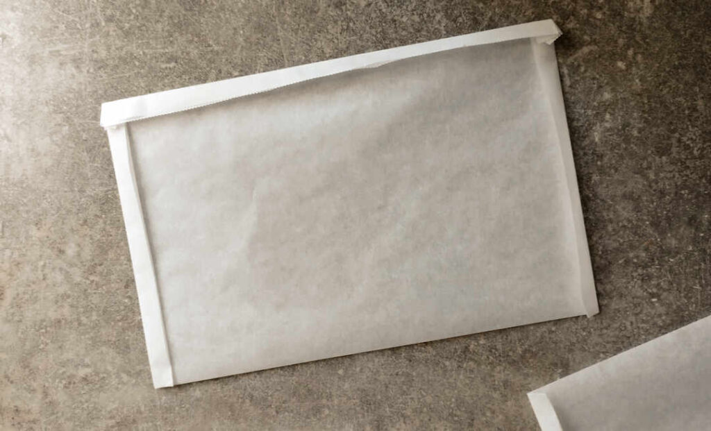 Fermeture de la papillote