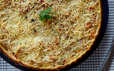 Tarte thon et tomates