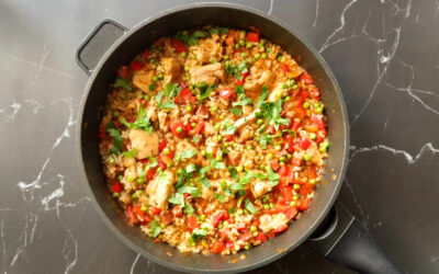 One-pot poulet chorizo