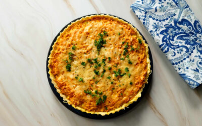 Tarte à la carotte et au comté