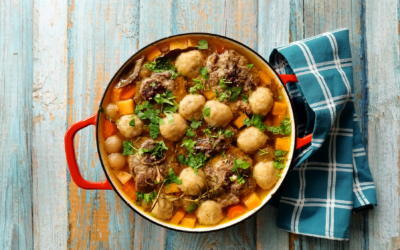 Ragout d&rsquo;agneau et dumplings au romarin