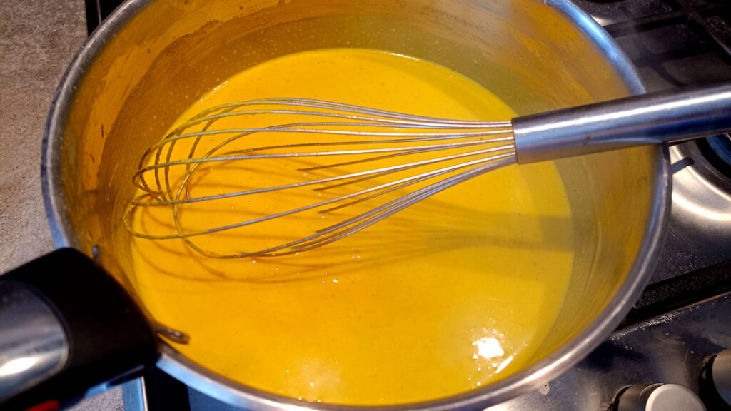 Sauce Béchamel au curry